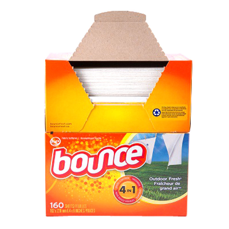 Giấy thơm và làm mềm Vải Bounce Outdoor Fresh 160 tờ X 2 hộp  - Canada