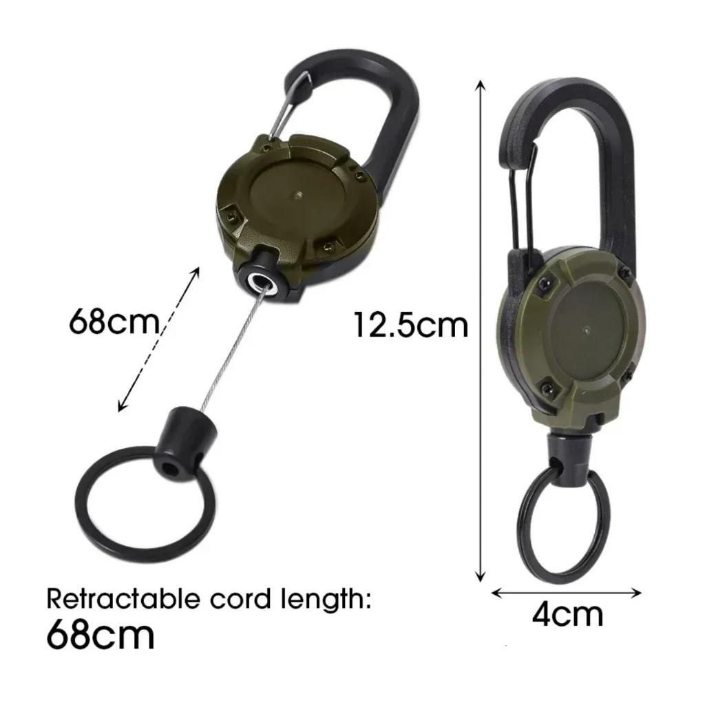 Móc Treo Đa Năng Có Dây Rút Tự Động_Carabiner Retractable