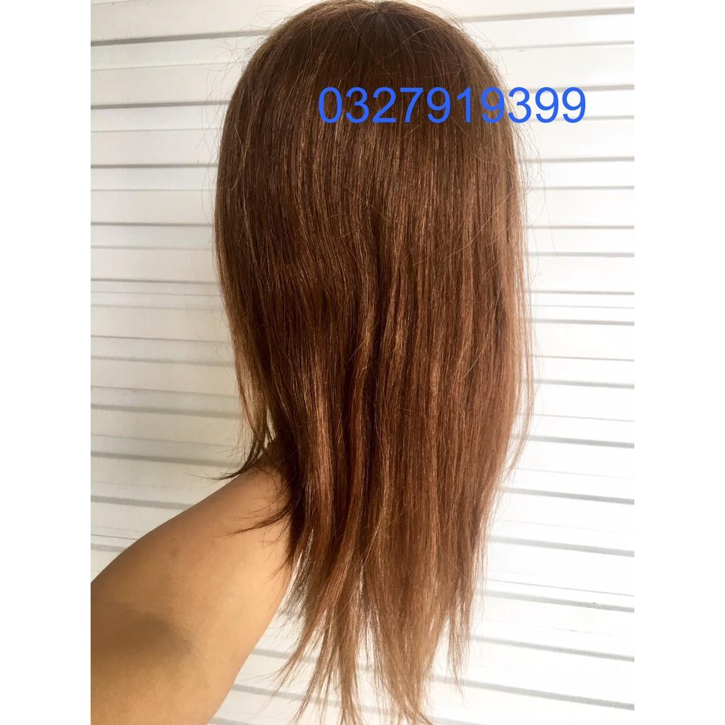 Đầu manocanh học làm tóc 100% tóc thật MX04