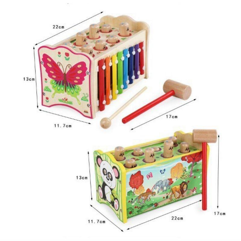 Đập chuột gỗ vui nhộn kèm gõ đàn thông minh cho bé
