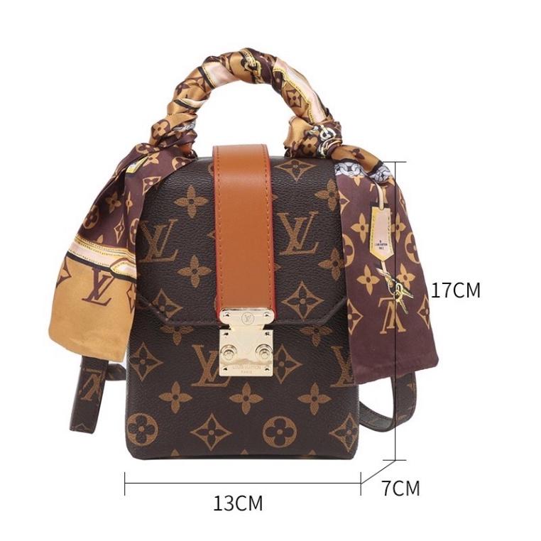 Túi xách đựng điện thoại LV hộp tặng kèm khăn lụa Rẻ Đẹp -A&amp;ESHOP90879
