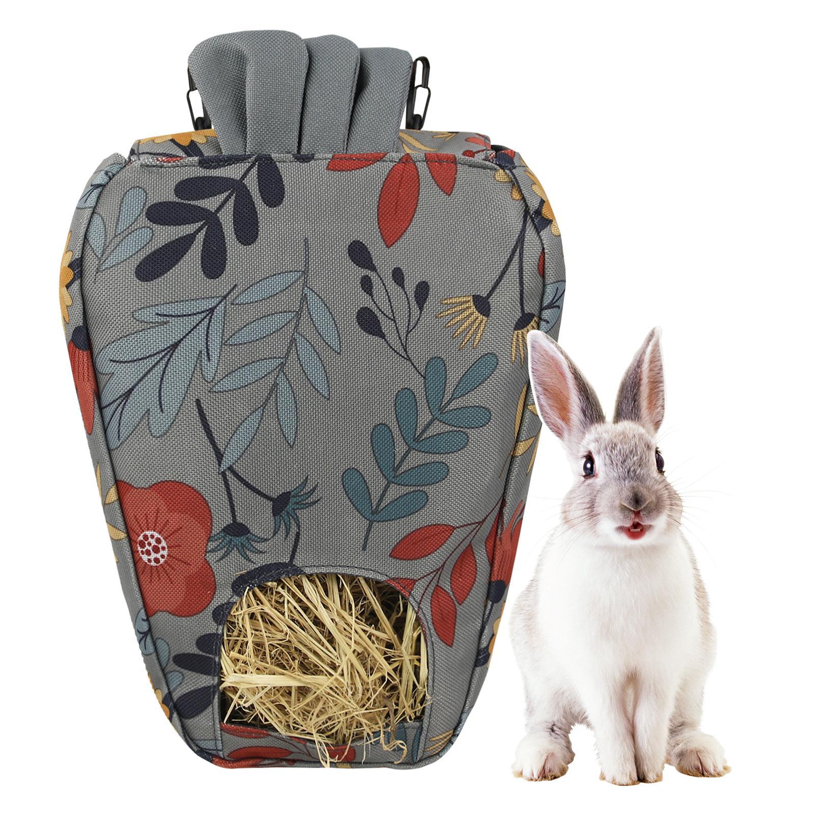 Hay Bag Durable Guinea Pig Hay Feeder for Small Animals Chinchilla Rabbit
