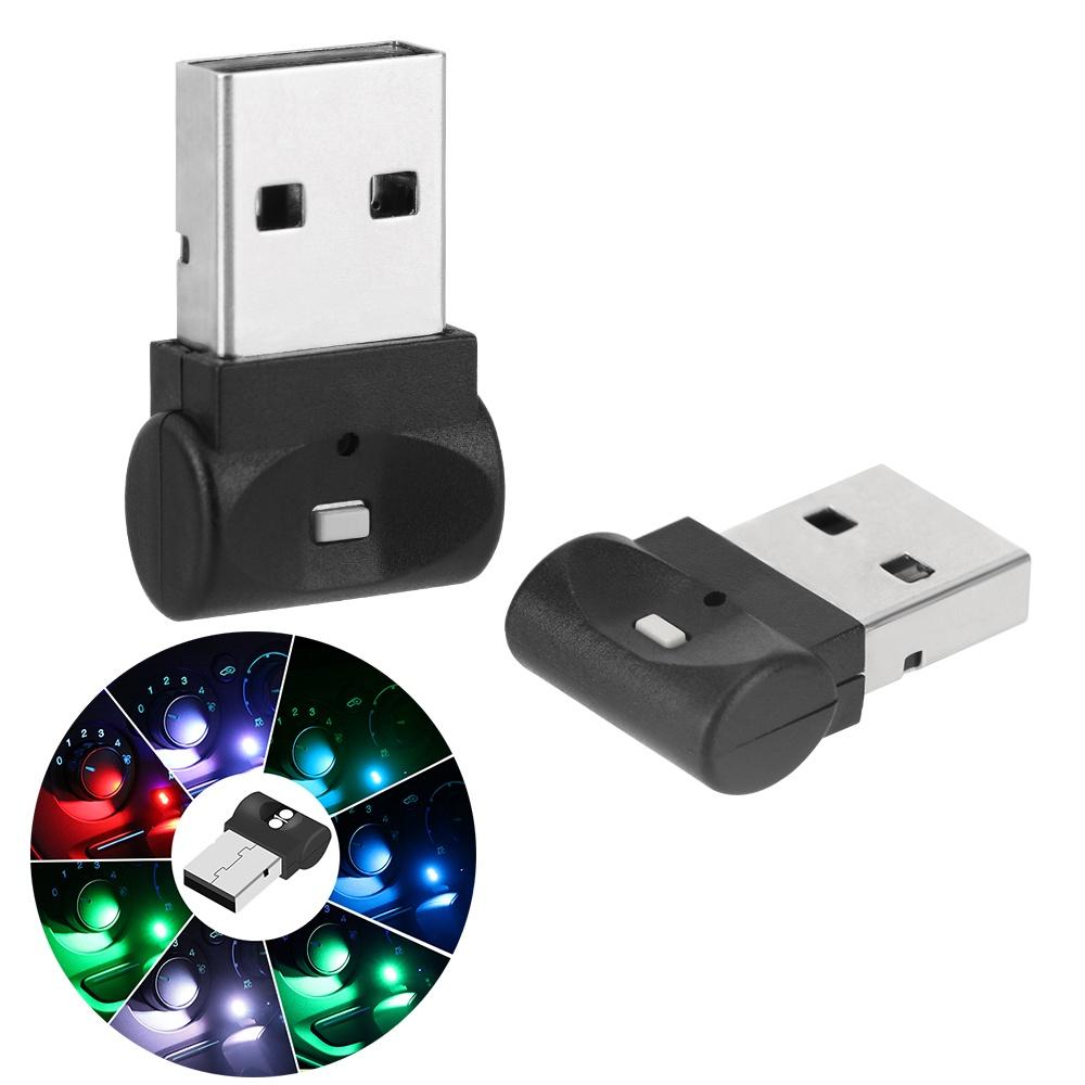 Đèn LED USB mini trang trí nội thất xe hơi