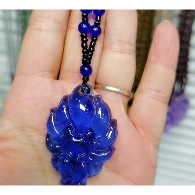 MẶT DÂY CHUYỀN HỒ LY ROSE BERYL TÌNH DUYÊN MAY MẮN TÀI LỘC TẶNG KÈM DÂY ĐEO, HỘP GẤM CAO CẤP SDB