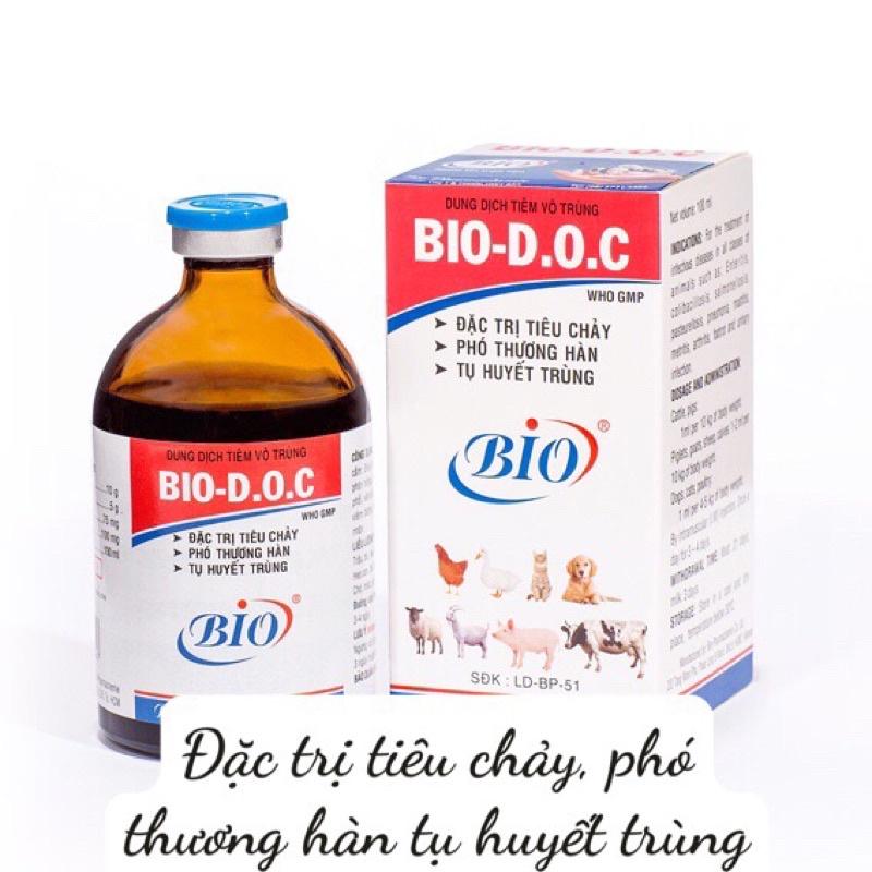 [THÚ Y] 1 lọ BIO-D.O.C dùng cho tiêu chảy, phó thương hàn, tụ huyết trùng trên  trâu bò lợn gà chó mèo