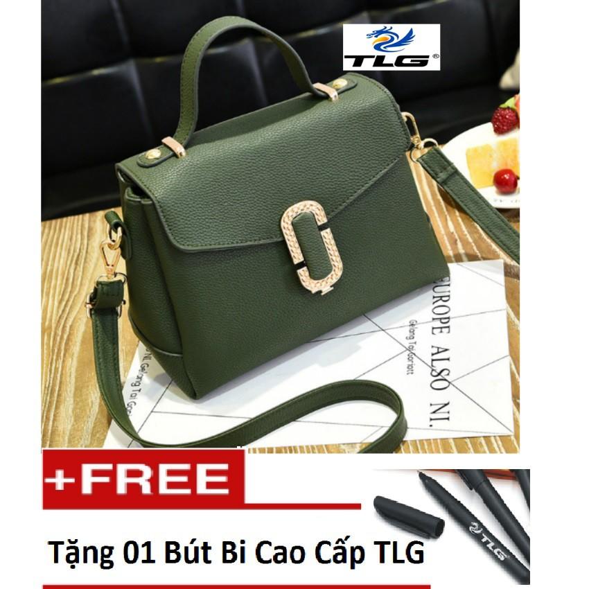 Túi nữ thời trang phong cách sang trọng Đồ Da Thành Long TLG 208084 tặng 01 bút bi cao cấp TLG