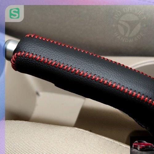BỌC CẦN SỐ, PHANH TAY KIA FORTE, SOLUTO SỐ TỰ ĐỘNG DA BÒ THẬT 100%, BẢO HÀNH 2 NĂM
