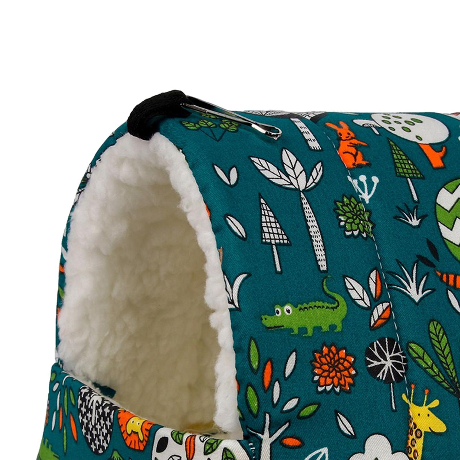 Soft Hamster Hammock Bed Cage Accessories Warm Hideout Hanging Bedding Toy House for Mouse Chinchilla Small Animals Ferret Sugar Glider