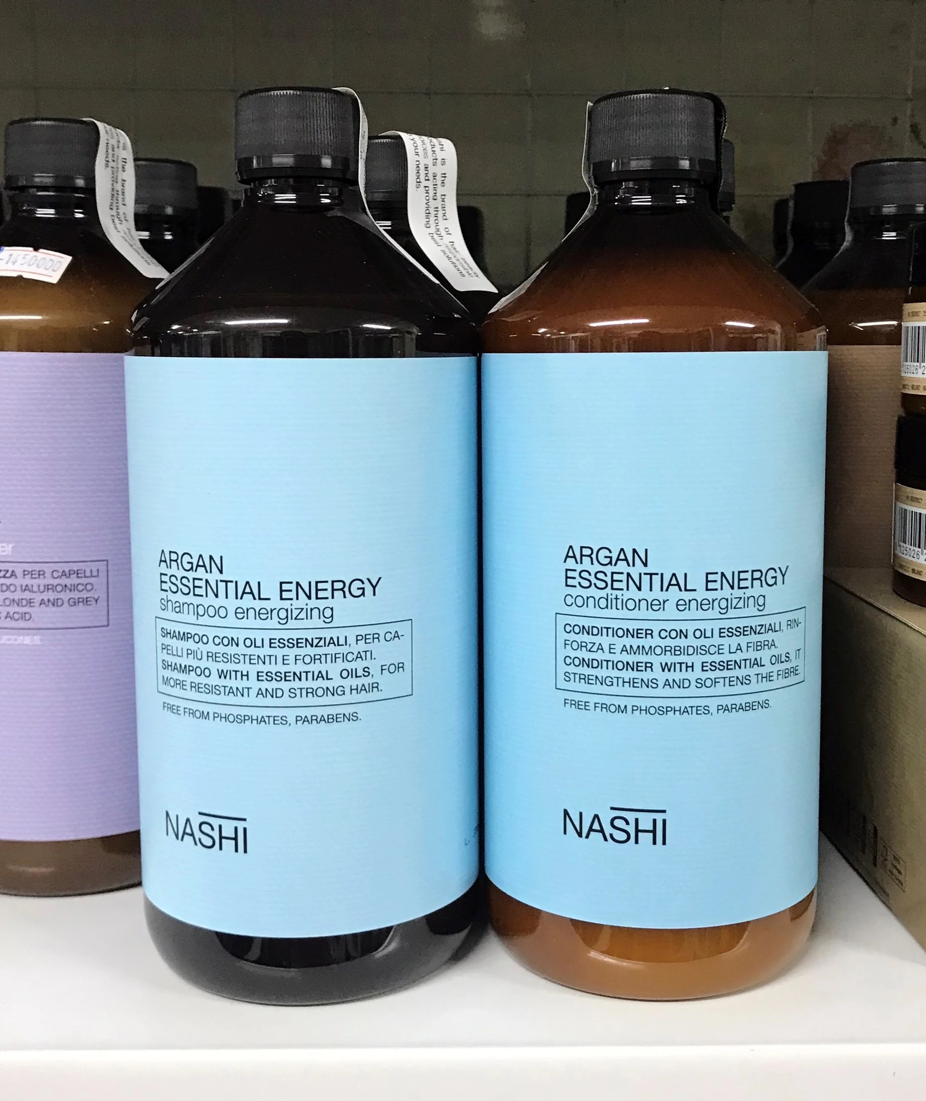 [+Tặng mũ trùm] Dầu gội giảm rụng tóc Nashi Argan Essential Energy 1000ML New