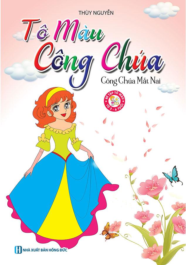 Sách Tô Màu Công Chúa - Công Chúa Mắt Nai