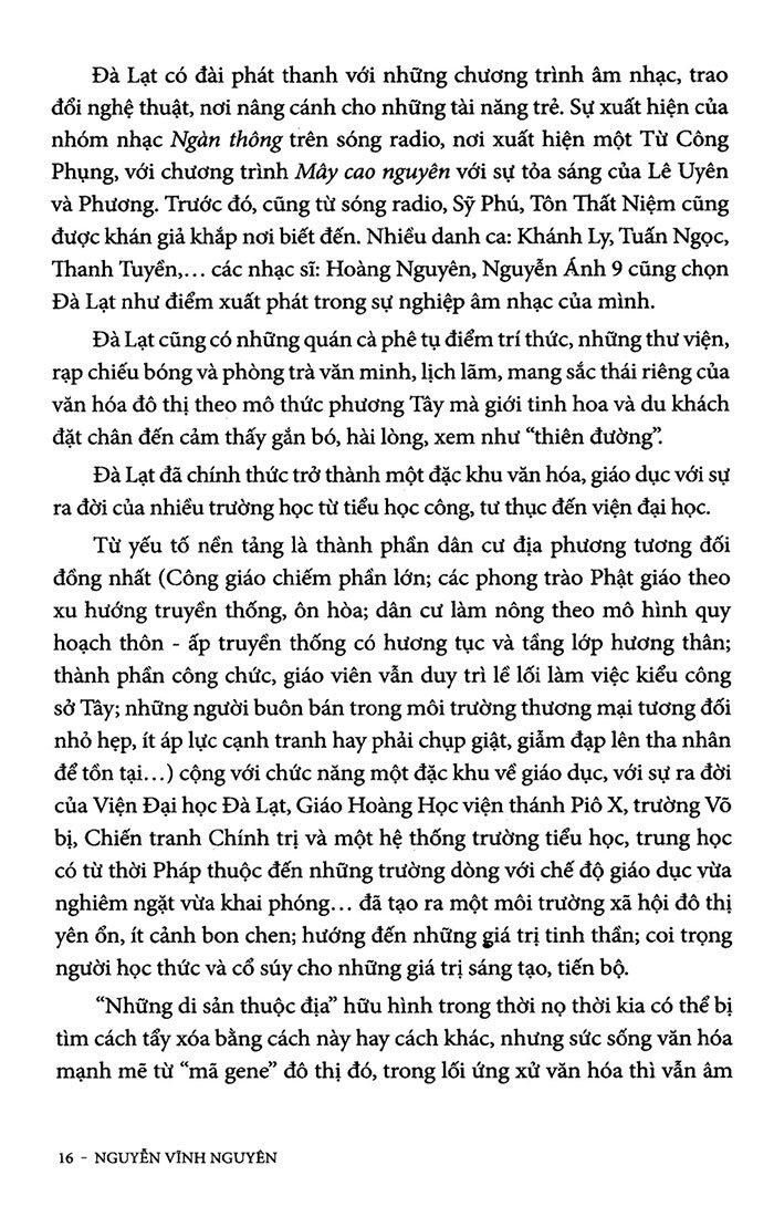 Đà Lạt, Một Thời Hương Xa - Du Khảo Văn Hóa Đà Lạt 1954 - 1975 (Tái Bản 2022)