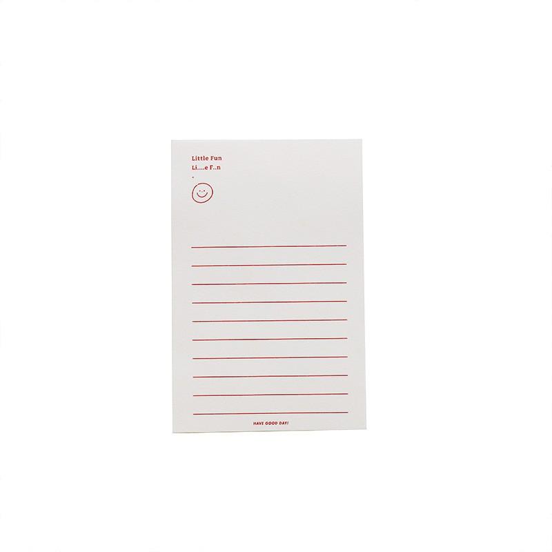 Giấy Note Basic Phong Cách Hàn Quốc 30 Tờ 94 x142 MM