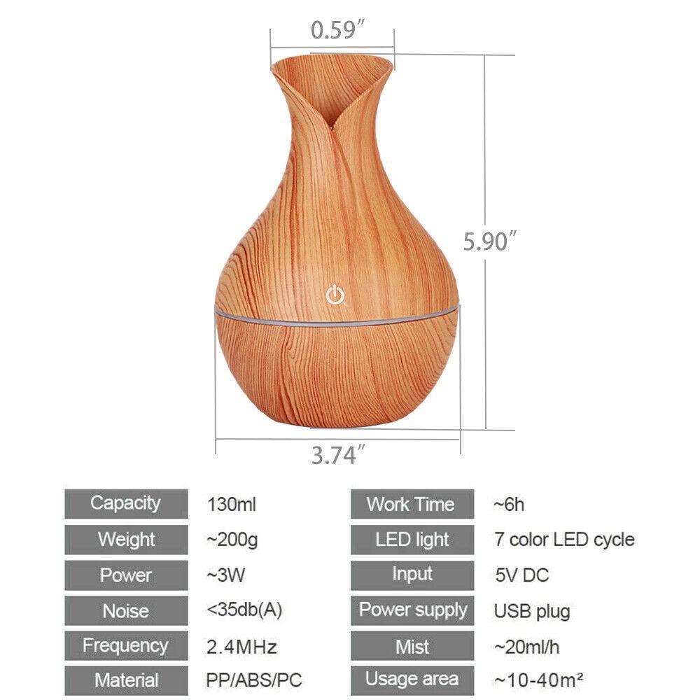 Máy phun sương tạo ẩm vân gỗ cổ cao cấp--HH308