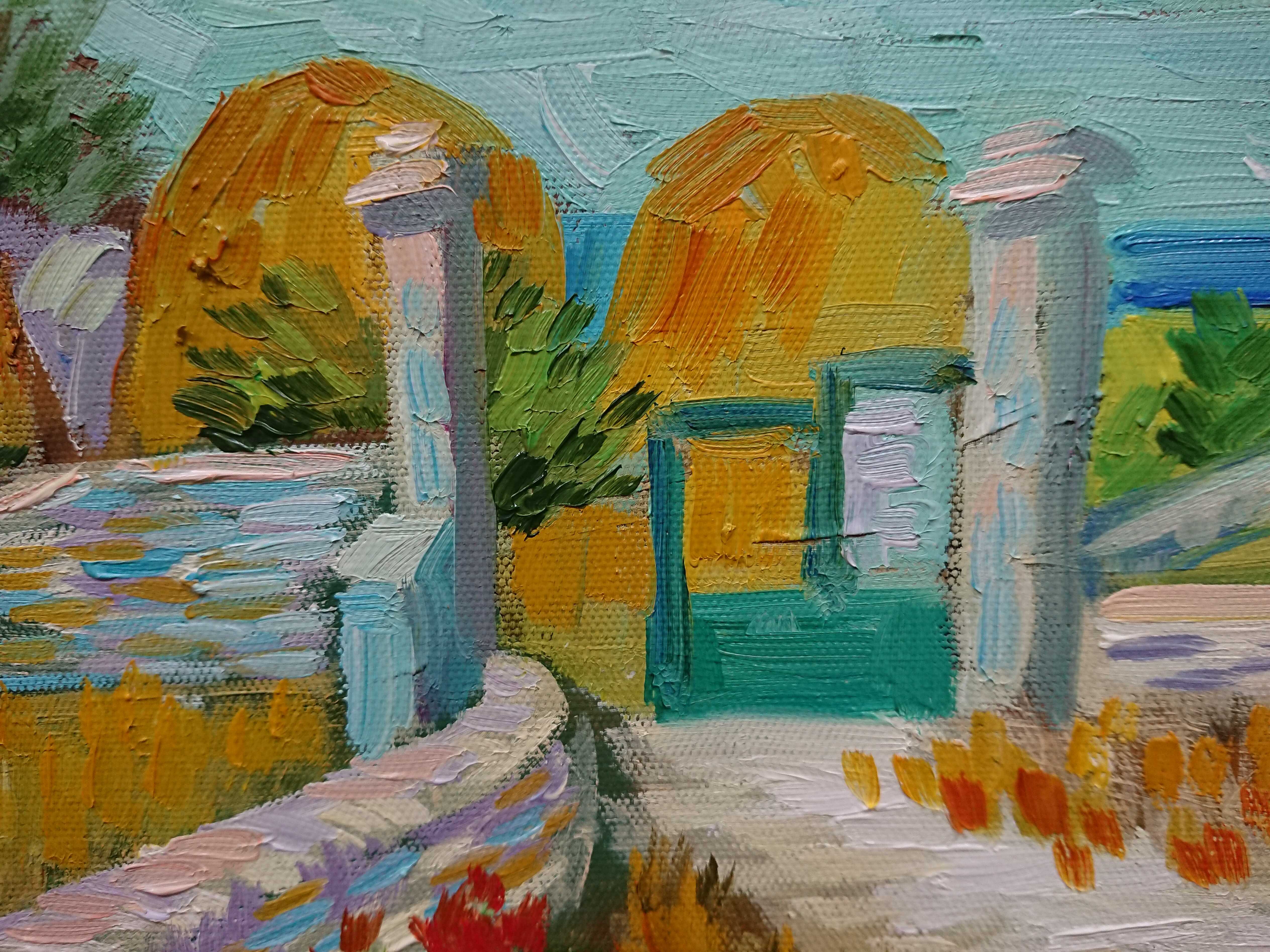 Tranh Sơn Dầu Vẽ Tay 30x40cm - Nông Trại