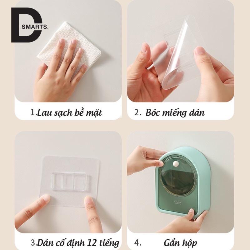 Hộp đựng bông tẩy trang GẮN TƯỜNG