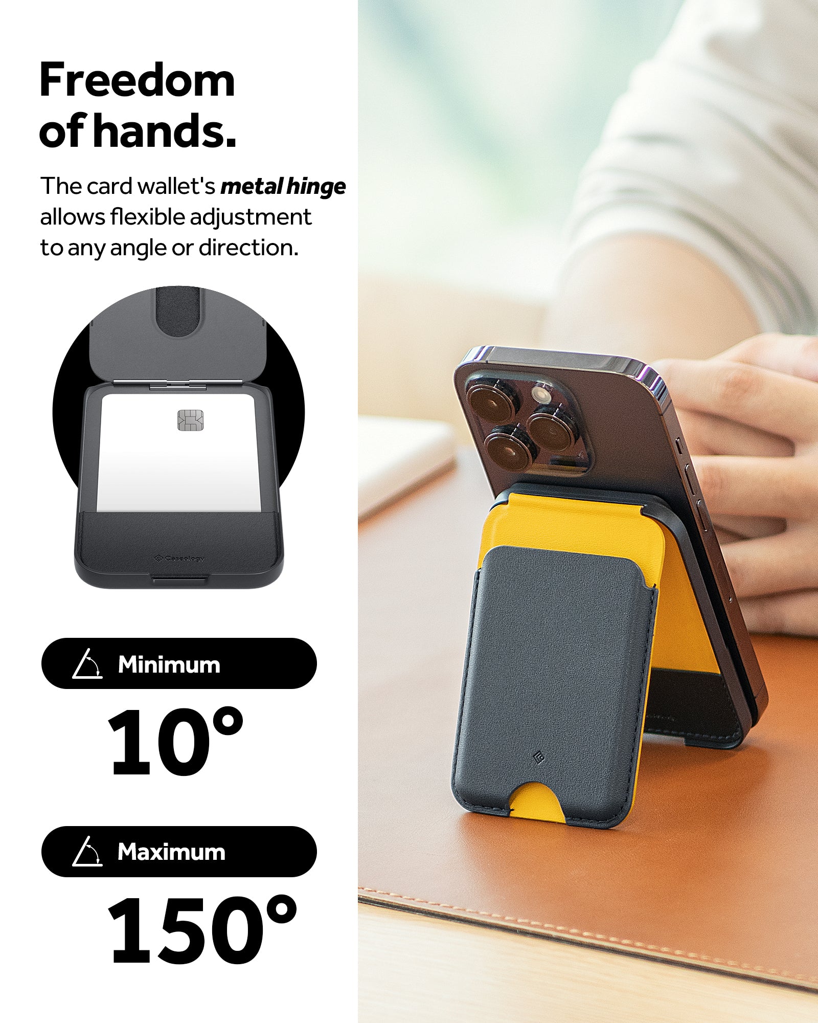 Ví kiêm chân chống thời trang Spigen Caseology Nano Pop V2 - Hãng chính hãng