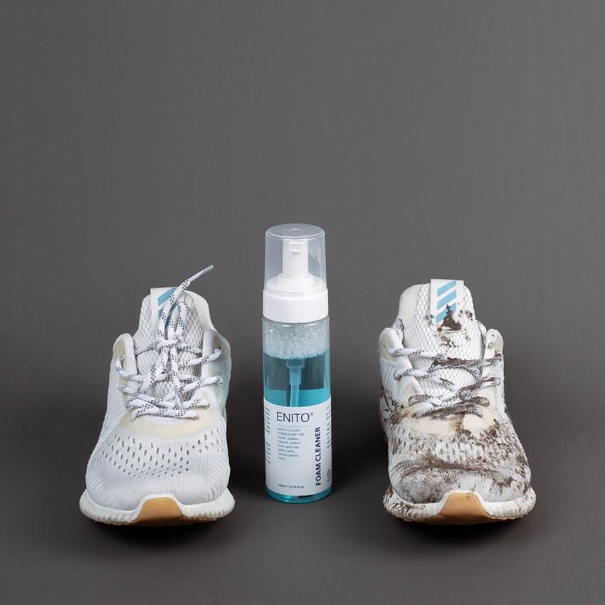 Chai Xịt Đánh Giày Enito Foam Cleaner 200ml -  Chuyên Dùng Để Làm Sạch, Vệ Sinh Giày Sneaker