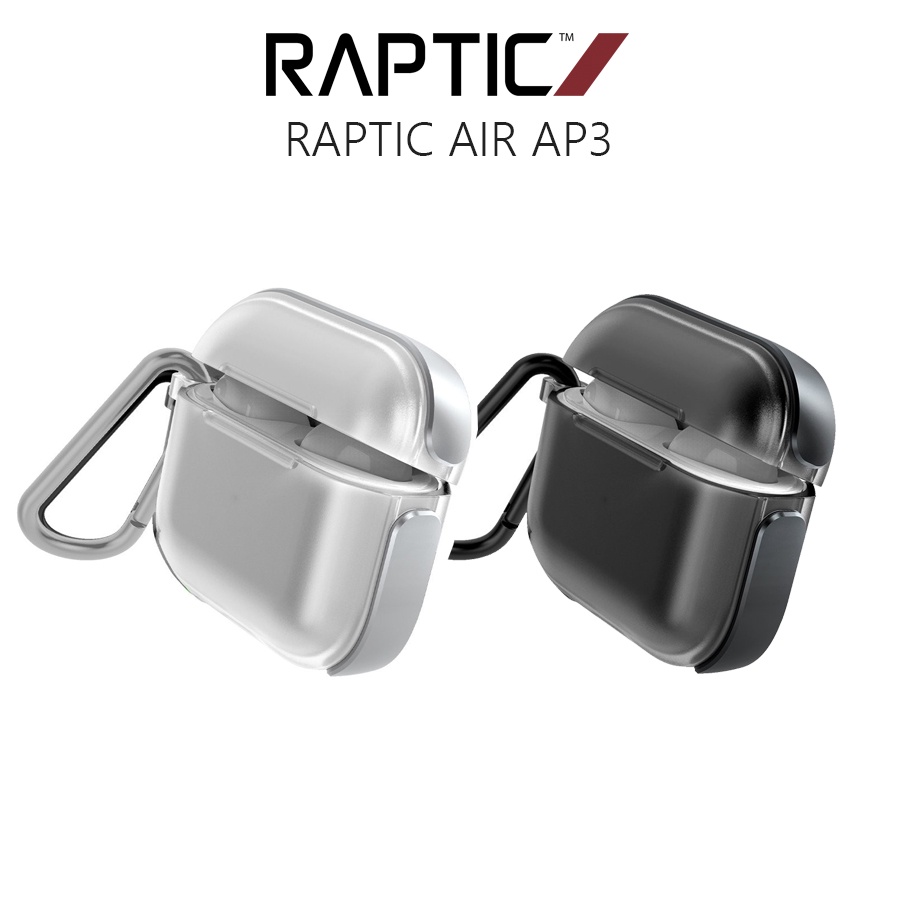 Bao đựng Raptic Air dành cho Tai Nghe Airpods 3 (Đen, Bạc) - Hàng chính hãng