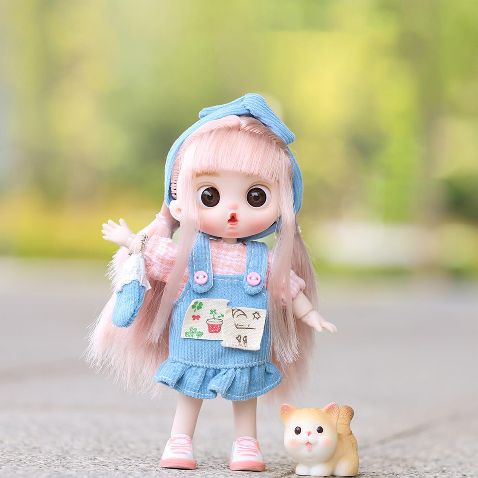 Jointed Girl doll DIY Doll Doll 12 Joints Flexible Ball Jointed Doll for Role Play Party Toy