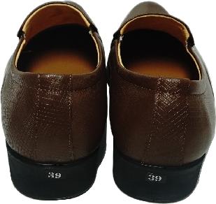 Giày nam da bò thật, giày da bò dập vân cá sấu, giày mọi nam, giày da nam, giày đi làm công sở - HS55