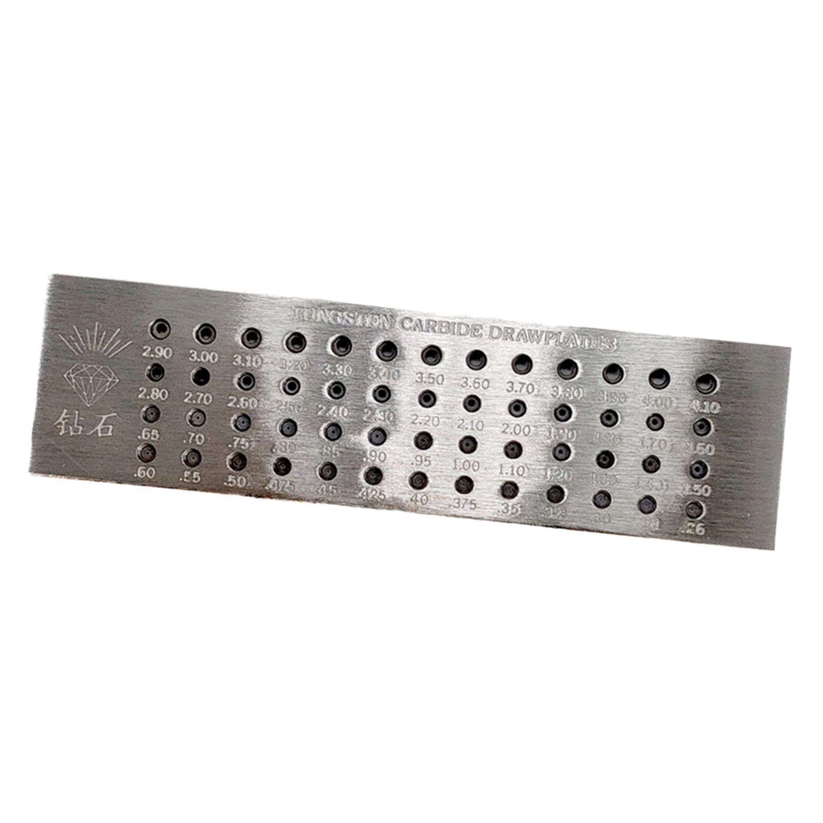 Wire Drawplate Jewelry Making Polishing Tungsten Carbide Wire Draw Plate