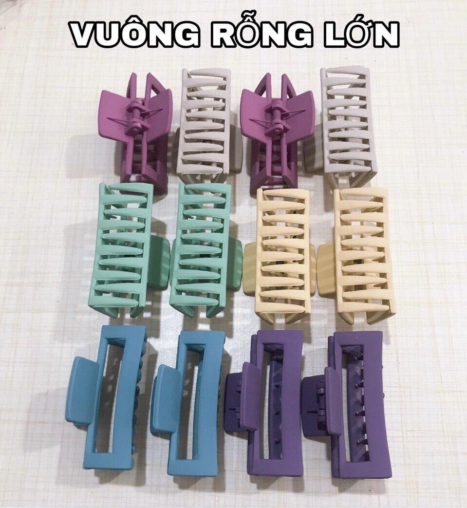 Kẹp gấp tóc mẫu nhám phong cách Hàn Quốc xinh xắn cho nữ - giao màu ngẫu nhiên