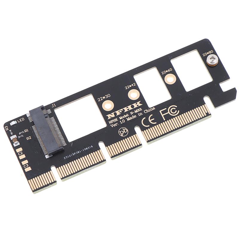 NGFF M Key M.2 NVME AHCI SSD thành PCI-E PCI Express 16x X4 Bộ chuyển đổi thẻ Riser cho XP941 SM951 PM951 A110 SSD