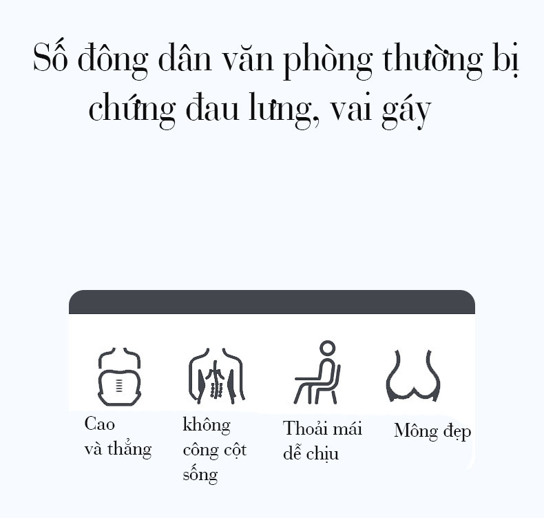 ghế điều chỉnh tư thế  dùng cho Nam, Nữ, Trẻ em