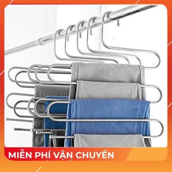 Móc quần áo 5 tầng thông minh loại 1 INOX