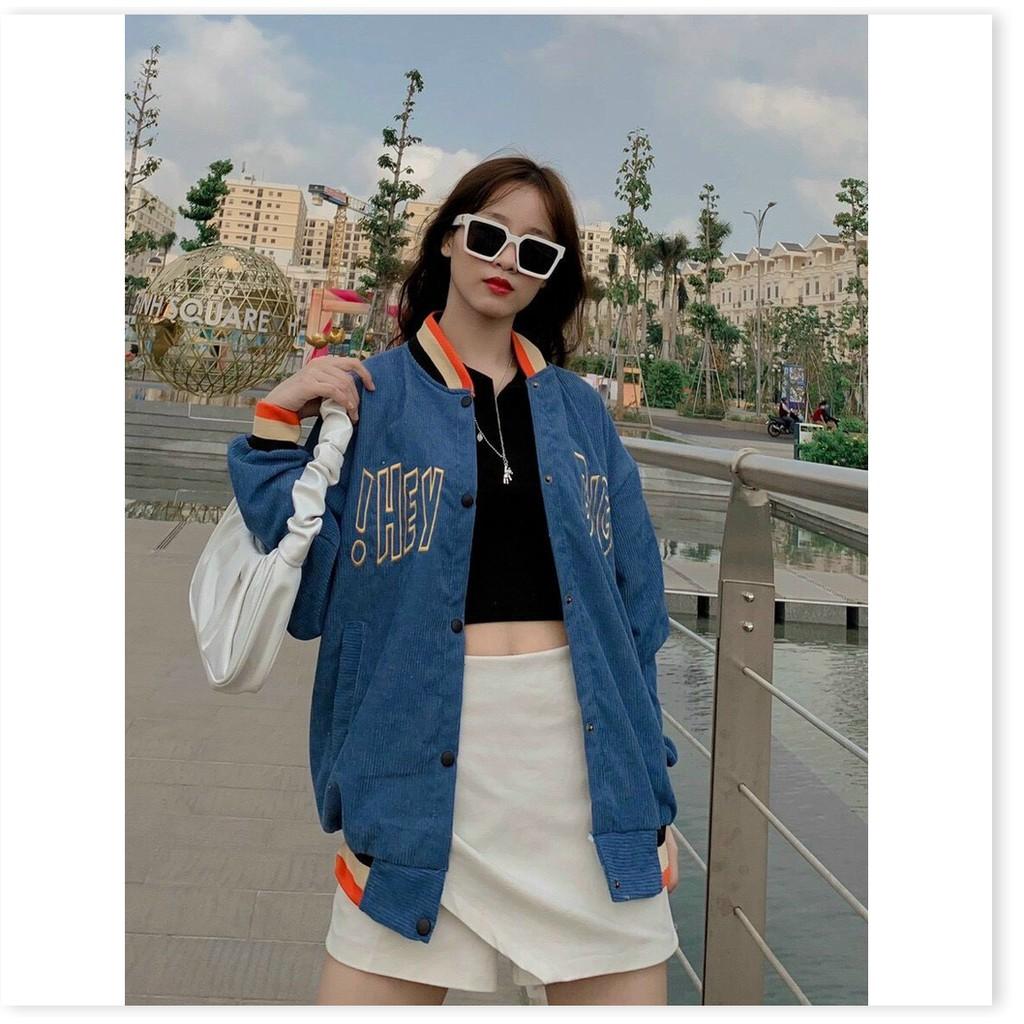 ÁO KHOÁC BOMBER , ÁO KHOÁC NHUNG BOMBER NỮ CỰC ĐẸP SIÊU XINH PHONG CÁCH HÀN QUỐC LANA FASHION