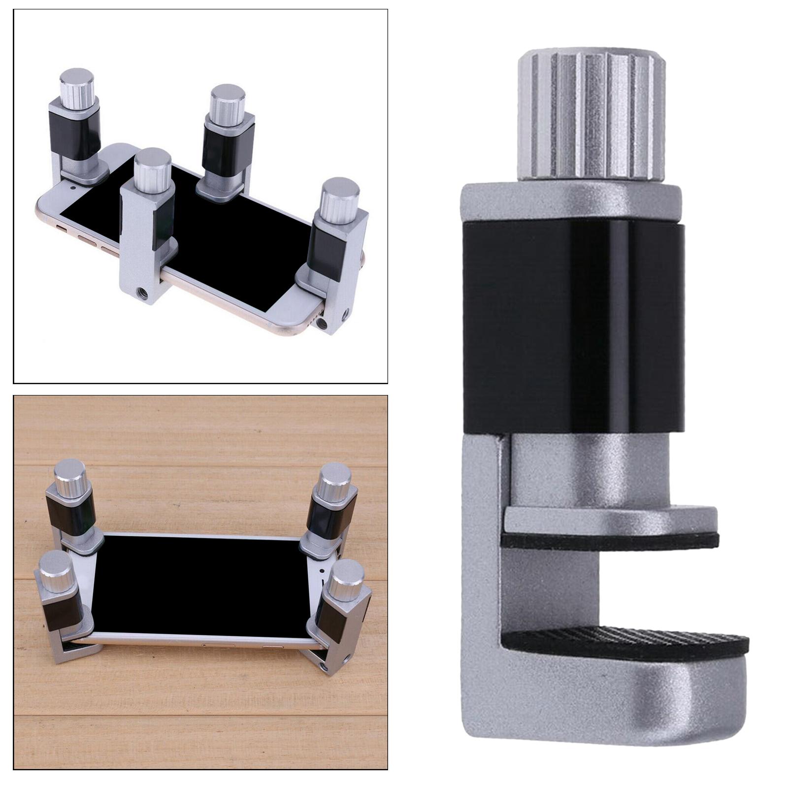 Adjustable Phone Screen Fastening Clamp Clip, Frame Clamp Tool Universal for Phone Tablet LCD Screen Replacement, Screen Repair Clamp with Rubber Pad