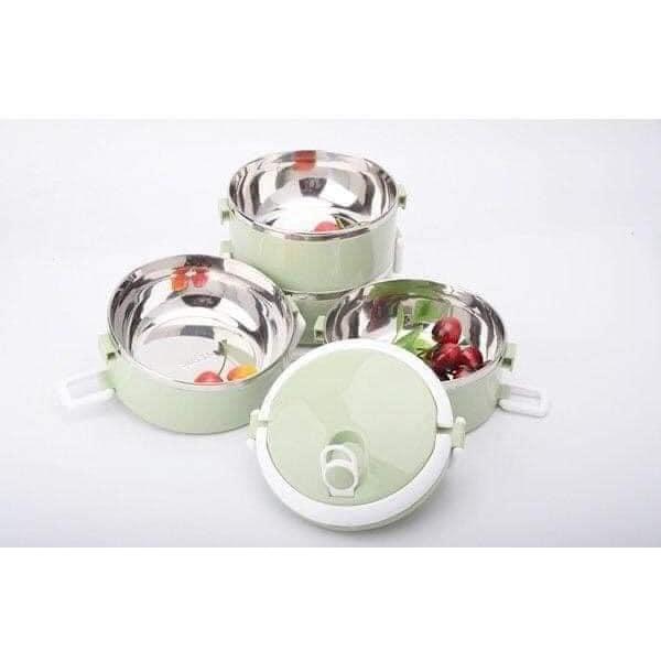Cặp lồng lúa mạch giữ nhiệt 4 tầng tiện lợi, mang đi