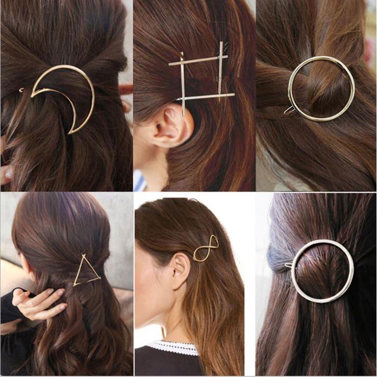 Kẹp tóc mái phong cách Hàn Quốc Kẹp tóc kim loại