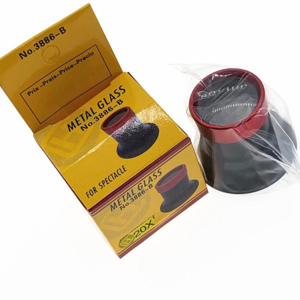 Monocular Magnifying Glass Loupe Lens Magnifier Jewelry Repair Tool 10X