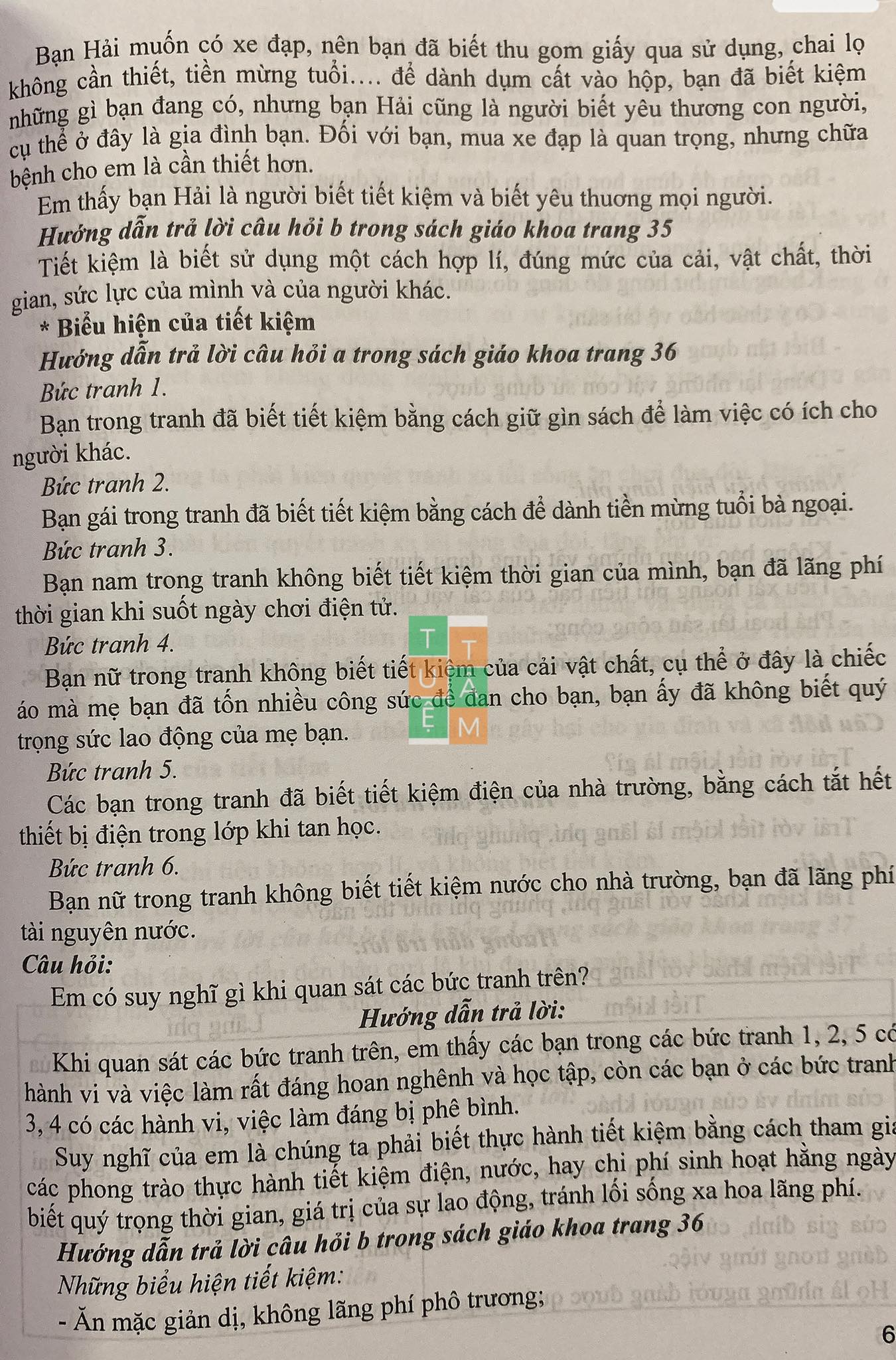 Sách - Hướng dẫn trả lời câu hỏi và bài tập Giáo dục công dân 6 (Kết nối tri thức với cuộc sống)