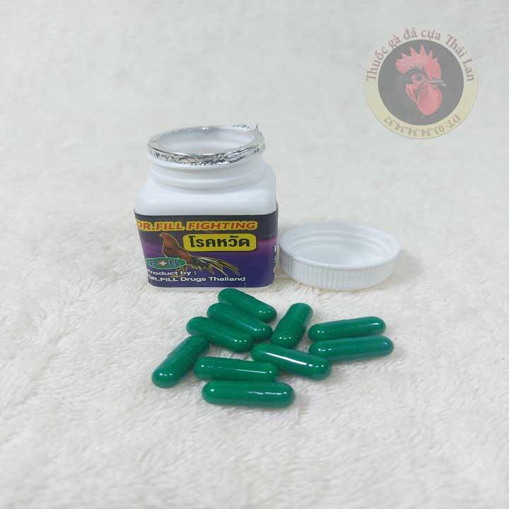 DR.FILL FIGHTING - thuốc gà đá , khò khè , xỗ mũi , sưng mặt , phân xấu - 1 LỌ / 10 VIÊN