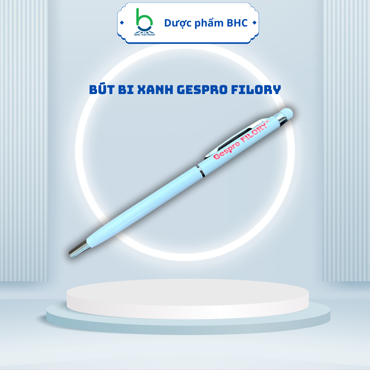 Quà tặng - Bút bi xanh Gespro Filory 0.5mm