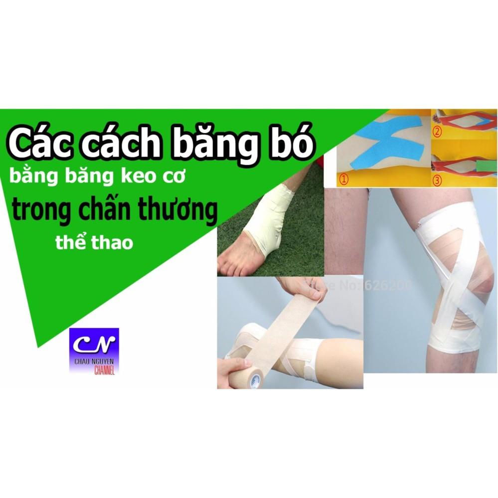 Băng keo Nhật thể thao, băng cuốn chống căng cơ bảo vệ cơ khớp (loại 5cm và 3 cm) Thethao360