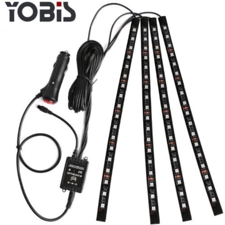LED GẦM GHẾ DÀNH CHO YOBIS XE HƠI LOẠI 18 MẮT LED CẢM BIẾN ÂM THANH