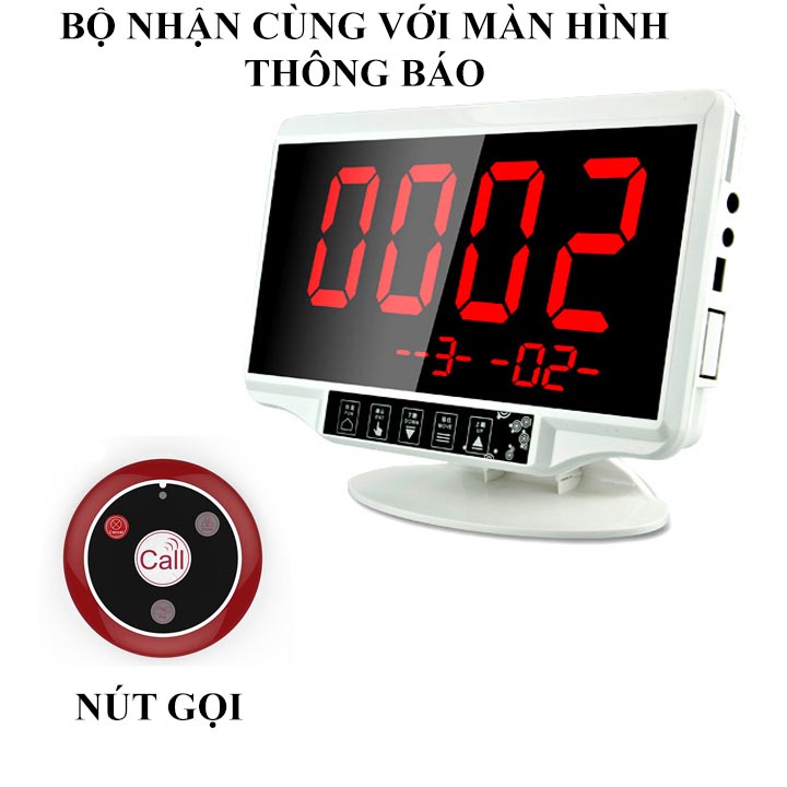 Hệ thống chuông gọi bàn phục vụ không dây WIRELESS CALL