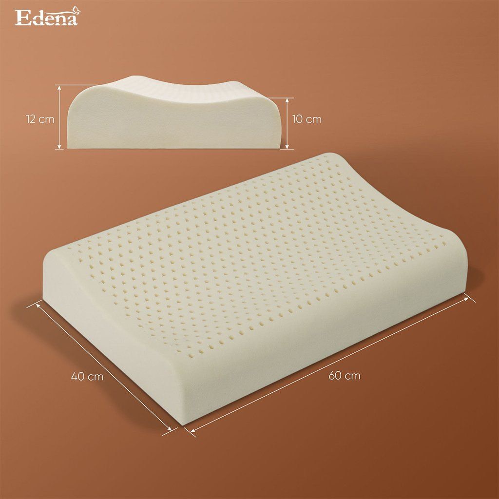 Gối cao su gợn sóng Edena