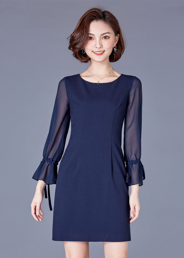 Đầm Nữ Suông Tay Voan DRESS44N -  (Size