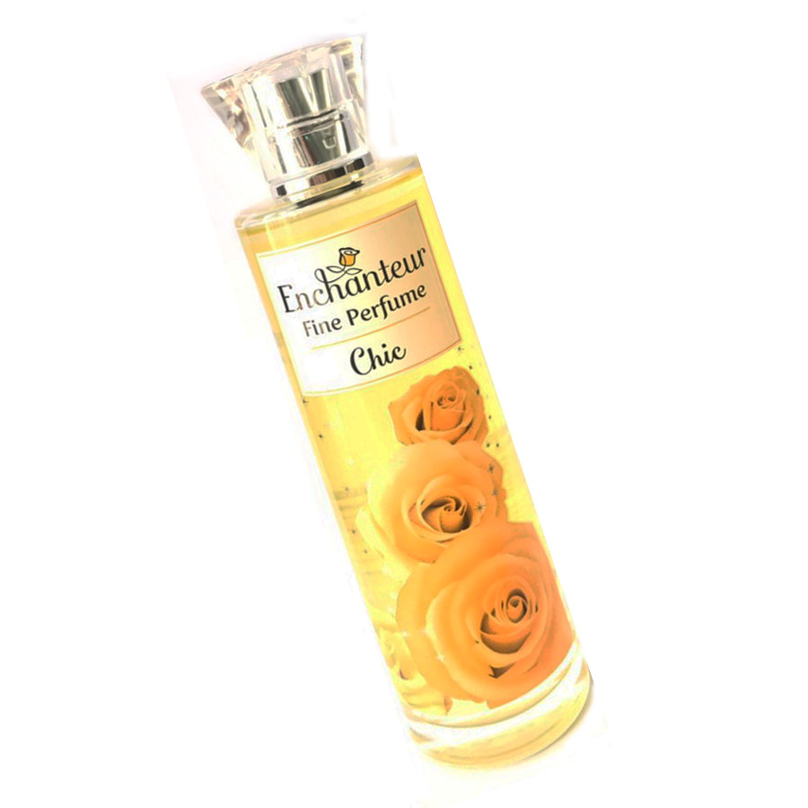 Nước Hoa Toàn thân Enchanteur Fine Pefume Chic 100ml (Chai Vàng)