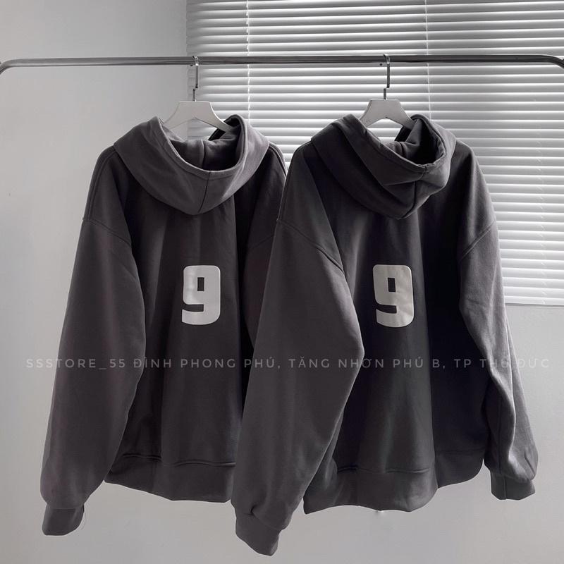 Áo Hoodie nỉ chữ WISH-9 màu xám unisex ảnh thật ( nam nữ mặc đều được)