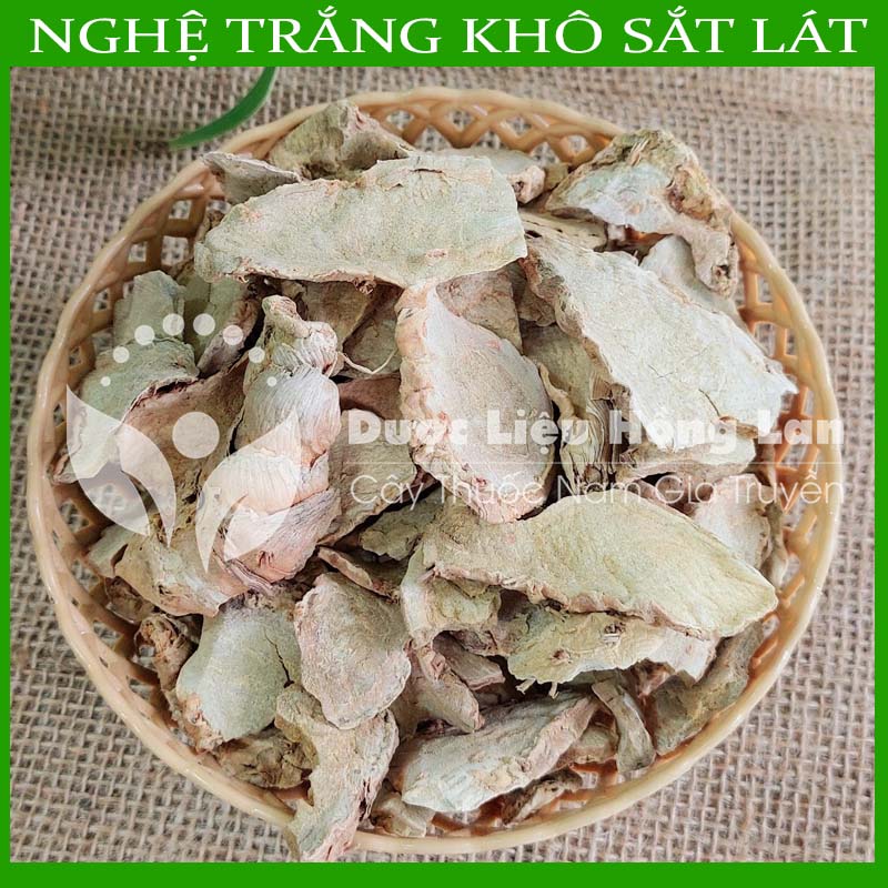 Hình ảnh Củ Nghệ Trắng khô sắt lát 500gram