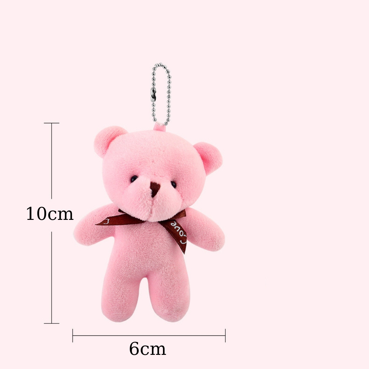 Móc Khóa Gấu Bông Mini, Chất Liệu PP Cotton Mềm Mịn Dễ Thương Phù Hợp Treo Balo, Chìa Khóa, Túi Xách - BEYOU