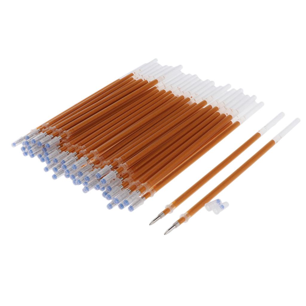 2x50 Pieces Gold Color Flash Gel Pen Refill Fluorescent Graffiti Painting