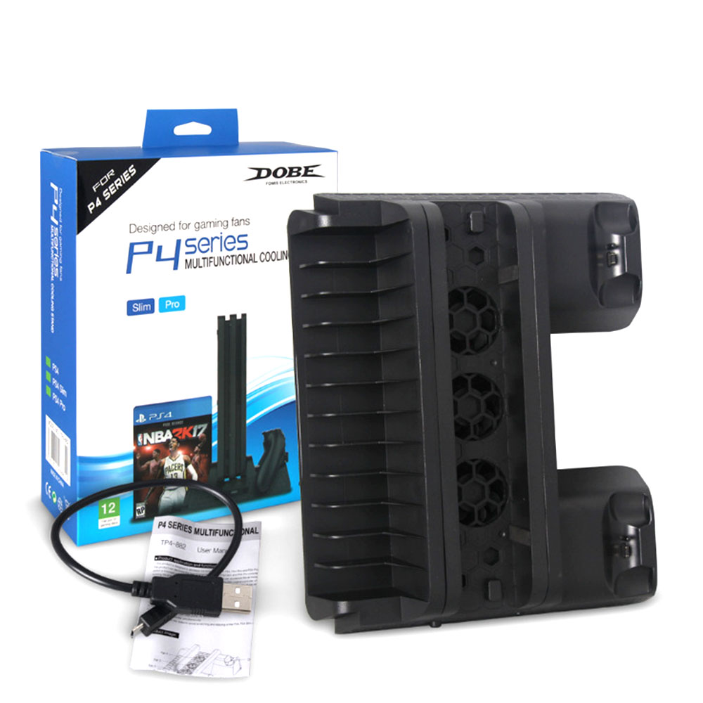 Máy Làm Mát Đa Chức Năng PS4 Slim Pro Đế Đứng