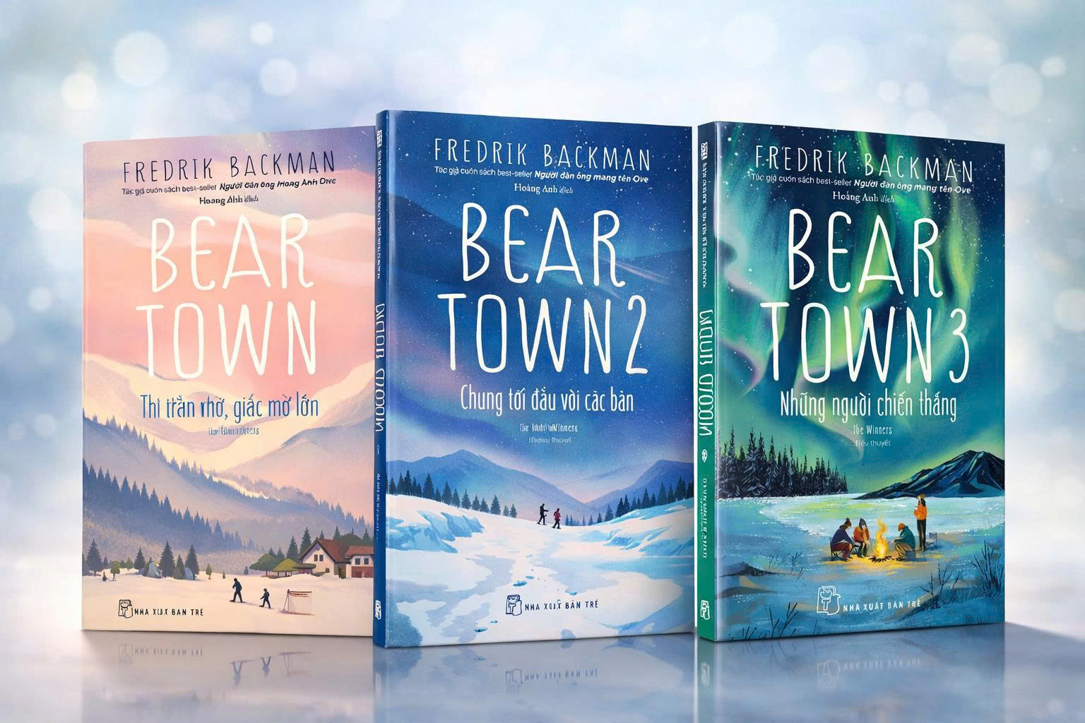 (Combo 3 cuốn) BEARTOWN: THỊ TRẤN NHỎ, GIẤC MƠ LỚN; CHÚNG TÔI ĐẤU VỚI CÁC BẠN; NHỮNG NGƯỜI CHIẾN THẮNG - Fredrik Backman -  Hoàng Anh dịch - NXB Trẻ