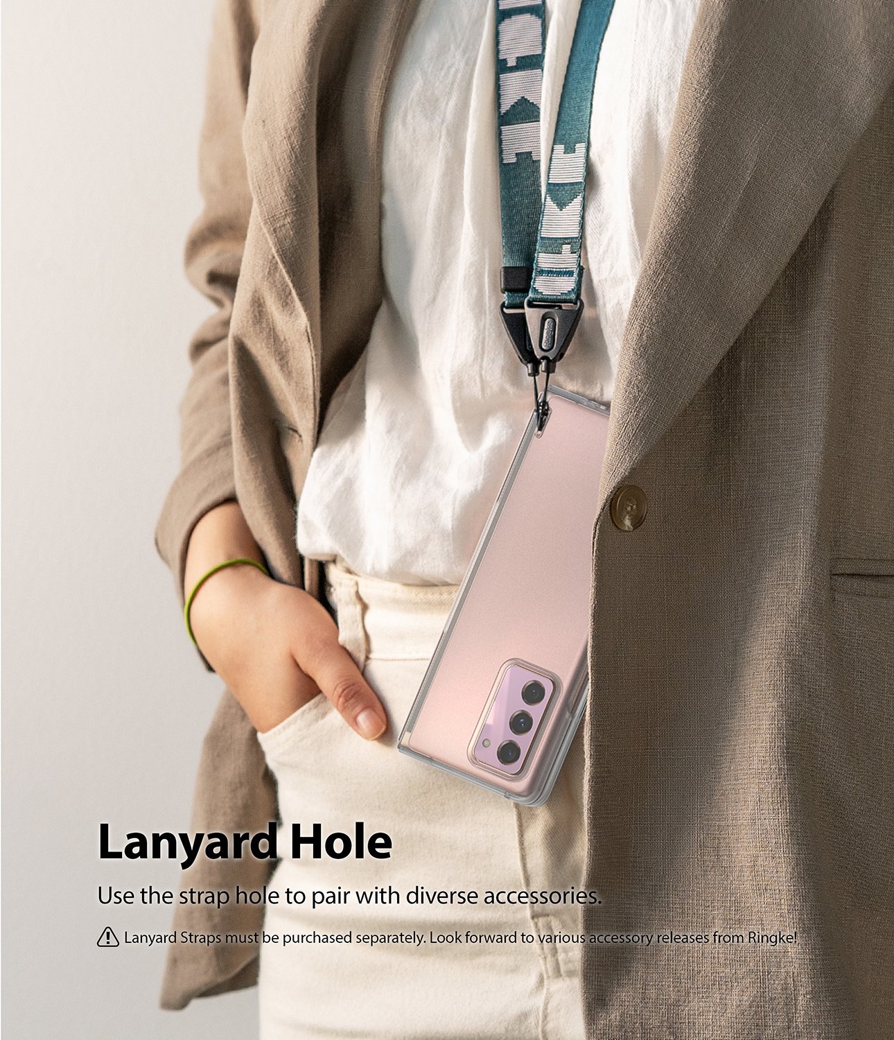 Ốp lưng cho Z Fold 2 chống sốc Ringke Fusion chính hãng Korea - hàng nhập khẩu